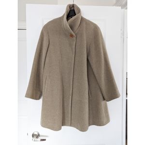 Cinzia Rocca wool/alpaca/mohair swing coat
